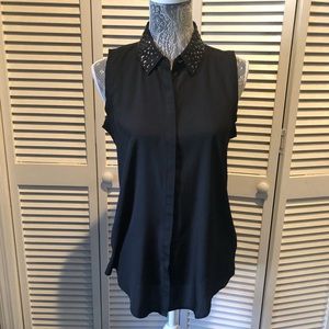 Black Sleeveless Top